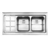 سینک روکار ۷۶۱ استیل البرز