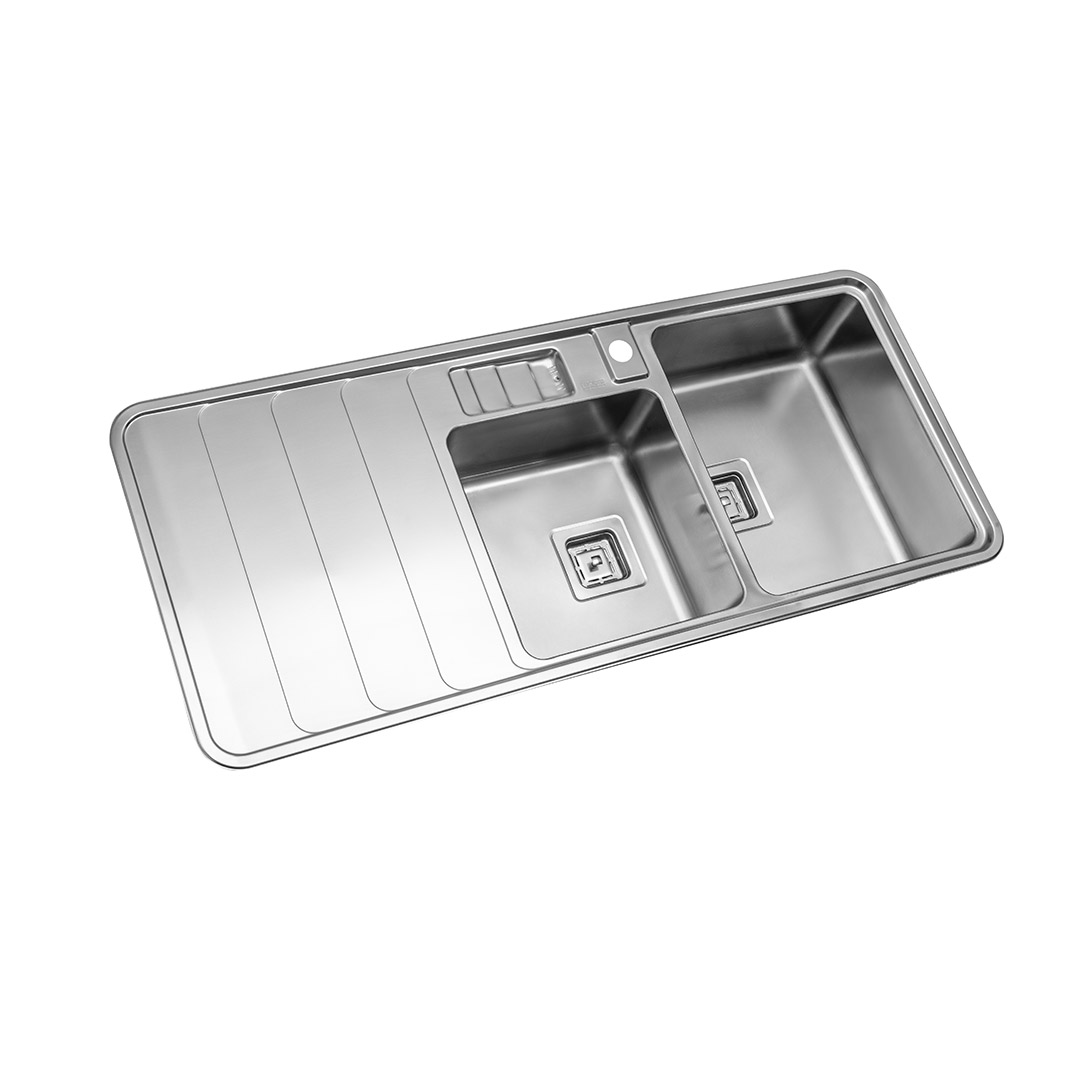 856inset-l سینک ظرفشویی باکسی استیل البرز